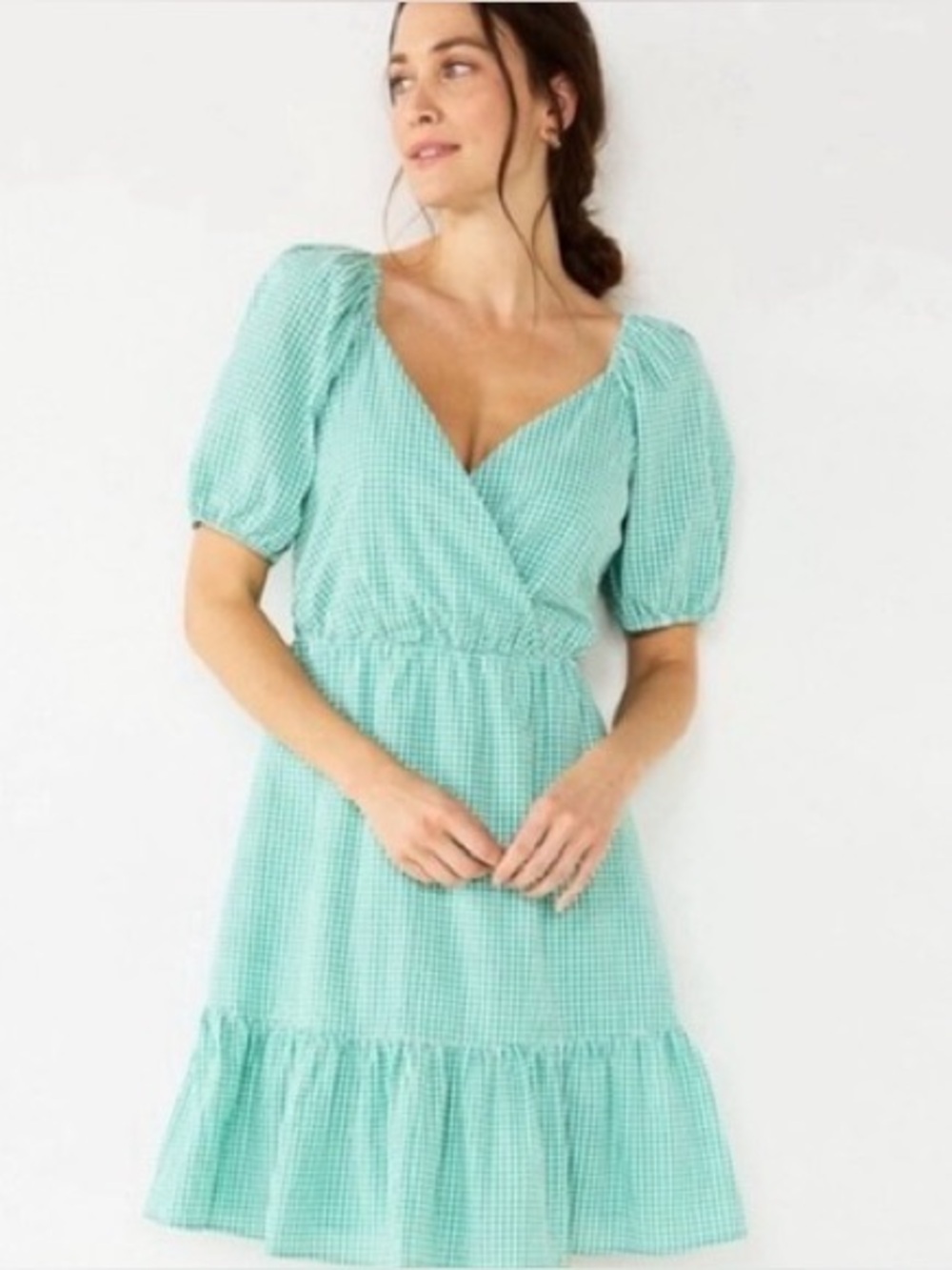 Draper James gingham dress